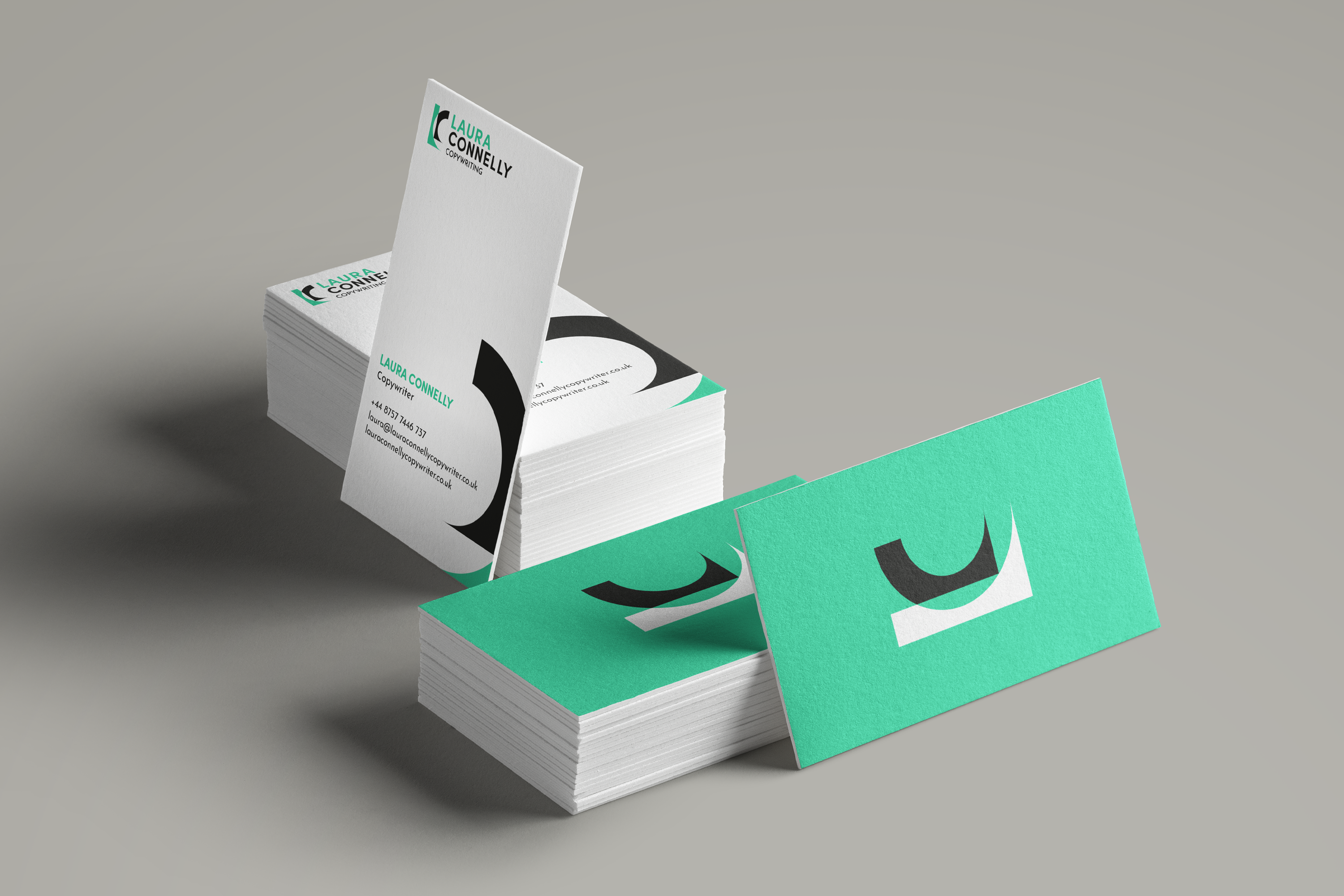 Laura Connelly copywriting business card