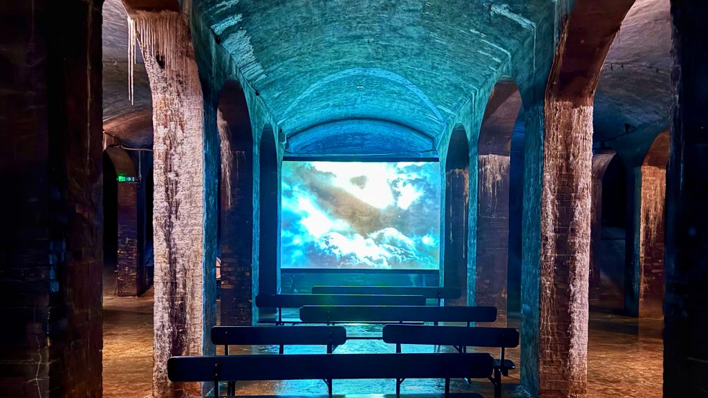 Cisternerne, a former drinking water reservoir transformed into an underground art space