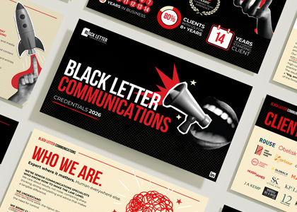 Black Letter Communications Credentials 2026